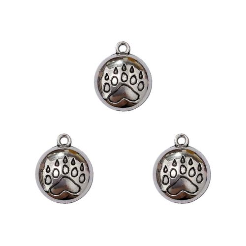 Tibetan Style Pendants, antique silver color plated, DIY, nickel, lead & cadmium free, 17x20mm, Approx 100PCs/Bag, Sold By Bag