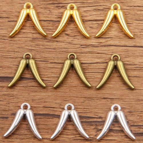 Zinc Alloy Pendants Cayenne plated DIY nickel lead & cadmium free Sold By Bag