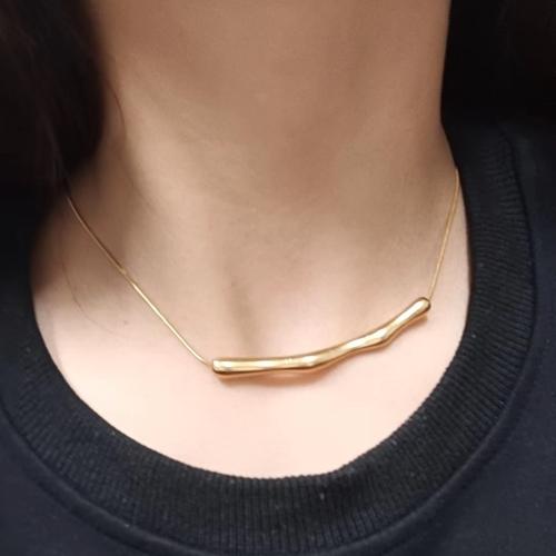 Stainless Steel Jewelry Necklace 304 Stainless Steel plated for woman Length 45 cm Sold By PC