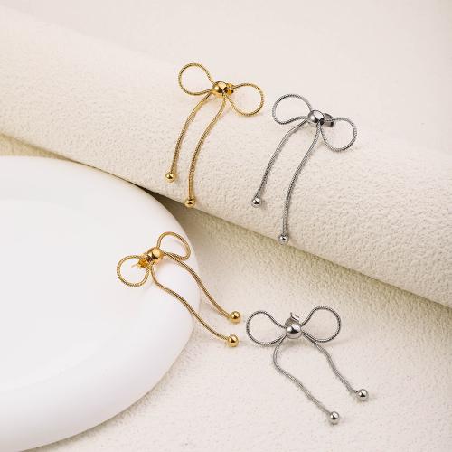 Stainless Steel Drop Earring 304 Stainless Steel plated fashion jewelry Sold By Pair