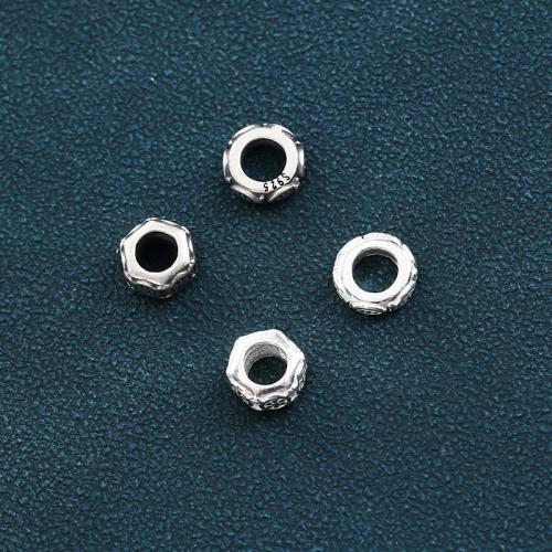 Spacer Beads Jewelry, 925 Sterling Silver, DIY & different styles for choice, more colors for choice, Sold By PC