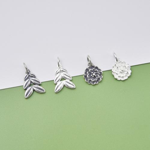 925 Sterling Silver Pendant, DIY & different styles for choice, more colors for choice, Sold By PC