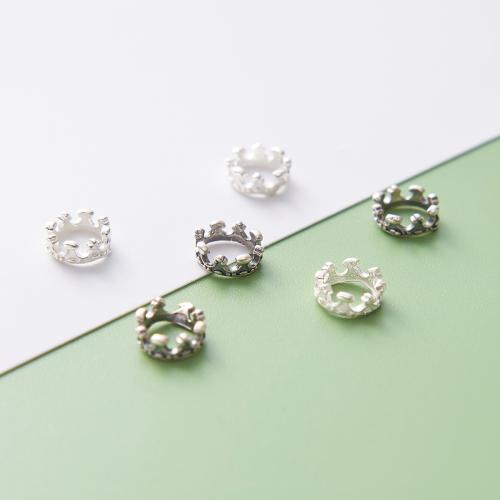 Gioielli Spacer Beads, 925 argento sterlina, DIY, nessuno, 7.60x7.60mm, Foro:Appross. 5.6mm, Venduto da PC