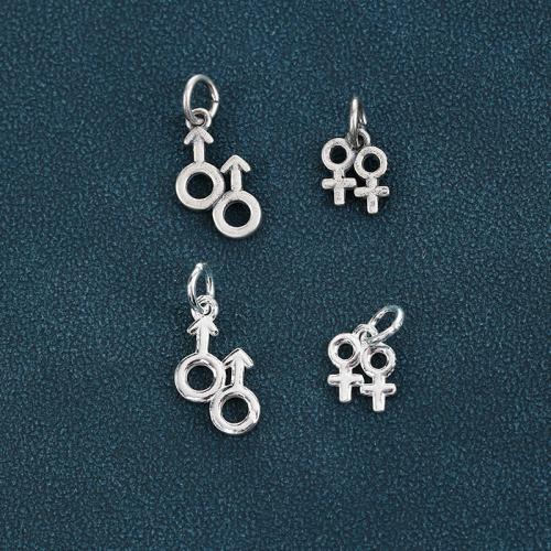 925 Sterling Silber Anhänger, DIY & verschiedene Stile für Wahl, keine, verkauft von PC