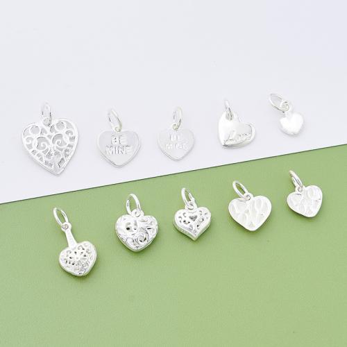 925 Sterling Silver Pendant, DIY & different styles for choice, silver color, Sold By PC