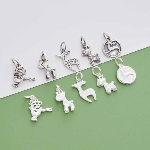 925 Sterling Silver Pendant, DIY & different styles for choice, more colors for choice, Sold By PC