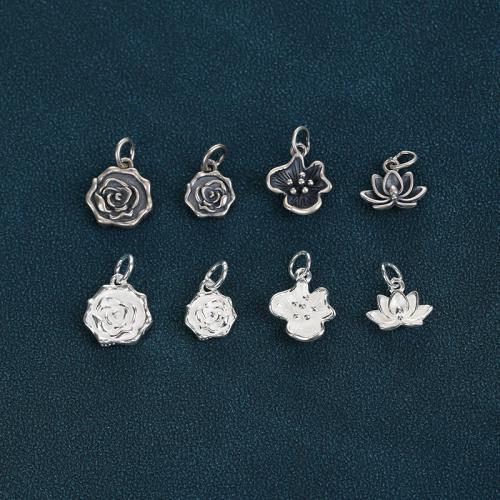 925 Sterling Silver Pendant, DIY & different styles for choice, more colors for choice, Sold By PC