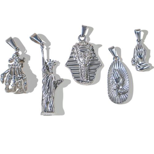 Stainless Steel Pendants, 304 Stainless Steel, plated, DIY & different styles for choice, more colors for choice, Sold By PC