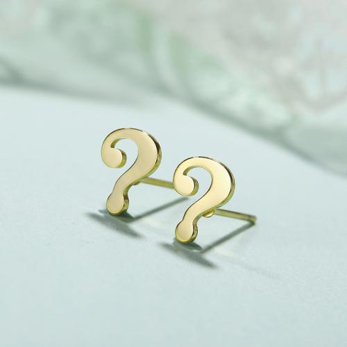 Stainless Steel Stud Earrings 304 Stainless Steel plated Unisex Sold By Pair