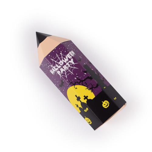 Paper Halloween Candy Box pencil printing Foldable Sold By PC