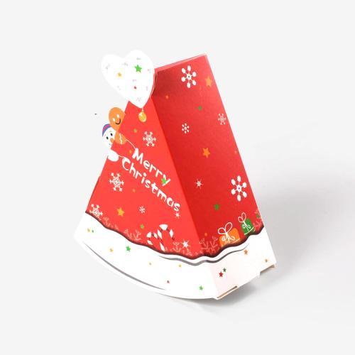 Papier Christmas Gift Box, Afdrukken, meer kleuren voor de keuze, 125x60x145mm, Verkocht door PC