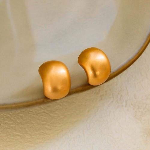 Brass Stud Earring, fashion jewelry & for woman, more colors for choice, 18mm, Sold By Pair