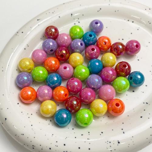 Acrylic Jewelry Beads, Round, DIY & different size for choice, more colors for choice, Sold By Bag