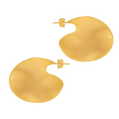 Brass Stud Earring, fashion jewelry & different size for choice & for woman, golden, Sold By Pair