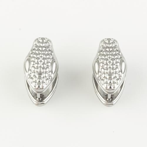 ステンレススチールレバーバックピアス, 316ステンレススチール, ファッションジュエリー & 女性用, オリジナルカラー, 17x16mm, 売り手 ペア