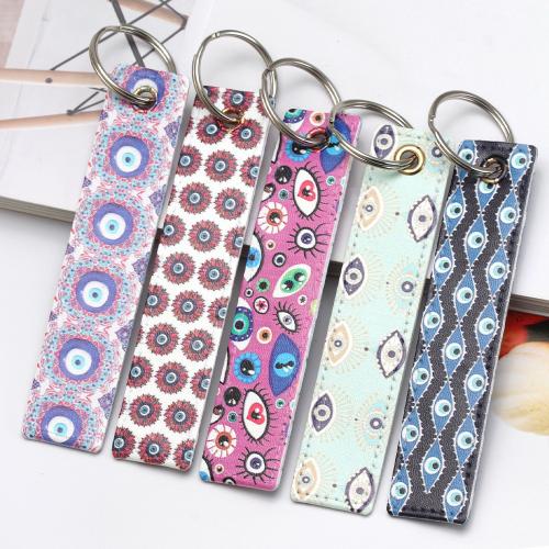 PU Leather Key Clasp Setting, DIY & different designs for choice, Sold By PC