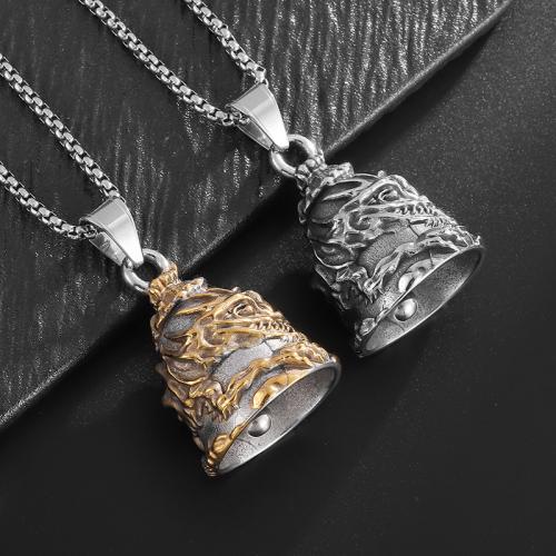 Pendentifs en titane, Acier titane, Placage, styles différents pour le choix & pour homme, plus de couleurs à choisir, Longueur:60 cm, Vendu par PC