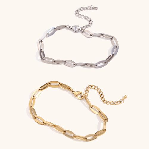 Stainless Steel Anklet 304 Stainless Steel with 5cm extender chain plated fashion jewelry Length 20 cm Sold By PC