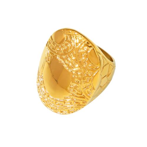 Anillo de dedo de acero inoxidable, acero inoxidable 304, chapado, Joyería & diverso tamaño para la opción & para mujer, más colores para la opción, Vendido por UD