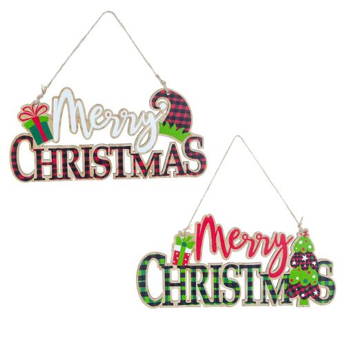 Christmas Decoration, Wood, with Linen, Christmas Design & DIY, more colors for choice, 220x105x5mm, Sold By PC