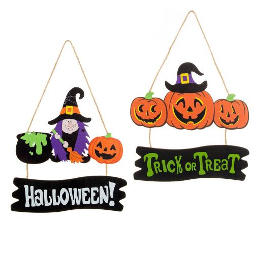 Halloween Decoration Wood with Linen Halloween Design & DIY Sold By PC