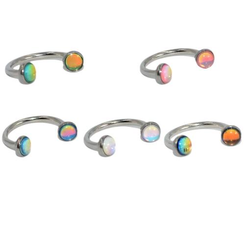 Fashion Personality Body Piercing Jewelry And Accessories, Titanium Steel, Unisex & different size for choice & enamel, more colors for choice, Sold By PC