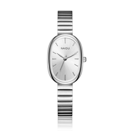 alliage de zinc bracelet de montre, avec verre, ovale, Placage, bijoux de mode & pour femme, plus de couleurs à choisir, Longueur:Environ 18-24 cm, Vendu par PC