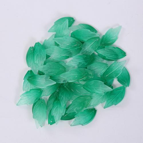 Hair Accessories DIY Findings, Lampwork, Leaf, stoving varnish, more colors for choice, DIY findings length 10-25mm, Sold By PC