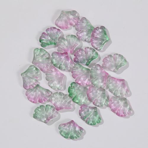 Hair Accessories DIY Findings, Lampwork, Ginkgo Leaf, stoving varnish, more colors for choice, DIY findings length 15-20mm, Sold By PC