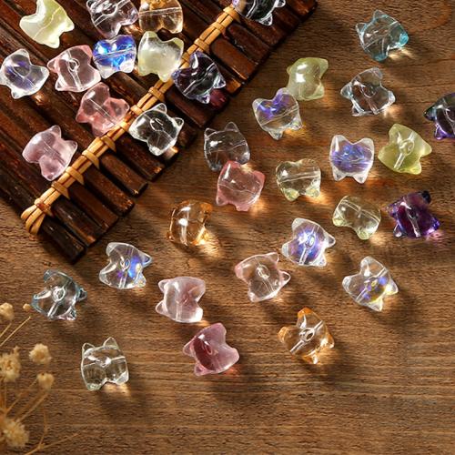 Hair Accessories DIY Findings, Lampwork, Dog, stoving varnish, more colors for choice, DIY findings length 8-15mm, Sold By PC