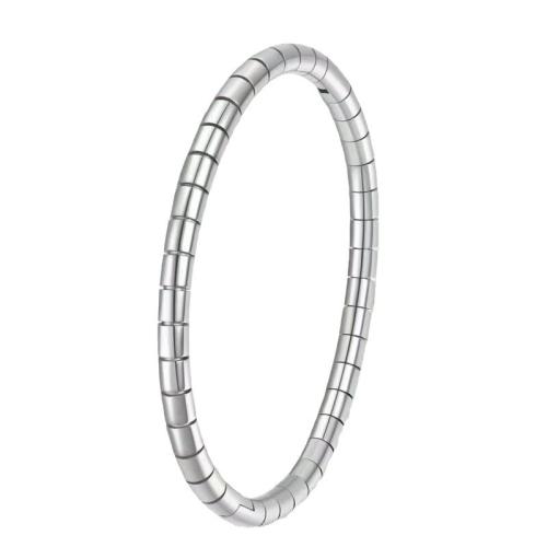 Titanium Steel Bracelet & Bangle fashion jewelry & for woman Inner Approx 60mm Sold By PC