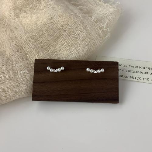 Pendiente de la joyería de plata esterlina, Plata de ley 925, para mujer, 17x4mm, Vendido por Par