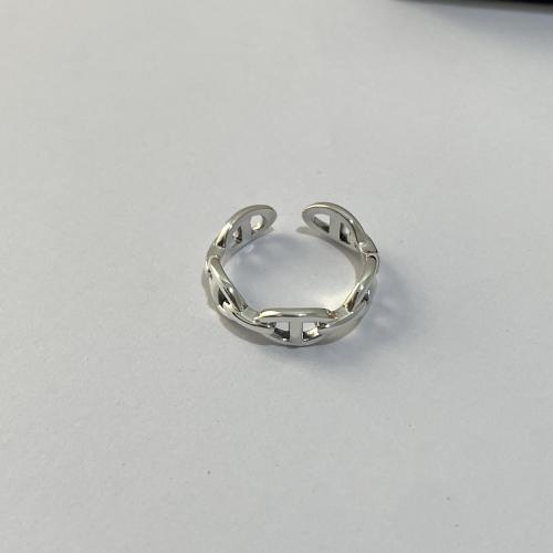 Anillo de Plata Esterlina, Plata de ley 925, Joyería & diferentes estilos para la opción & para mujer, tamaño:7, Vendido por UD