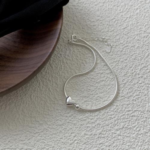 925 Sterling Silver Bangle Bracelet, fashion jewelry & for woman, Length:Approx 19 cm, Sold By PC