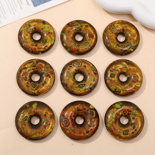 Fashion Lampwork Hangers, Ronde, DIY, 45mm, 12pC's/Bag, Verkocht door Bag