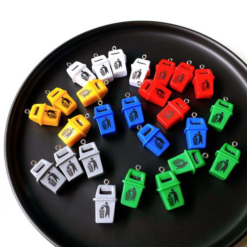 Resin Pendant, DIY, more colors for choice, 24x16mm, 100PCs/Bag, Sold By Bag