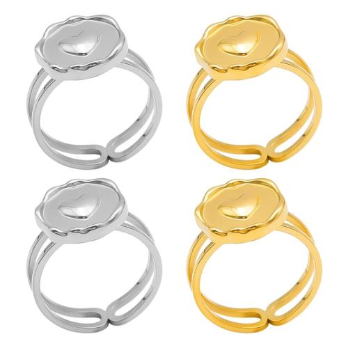 Stainless Steel Finger Ring, 304 Stainless Steel, Heart, plated, for woman, more colors for choice, Sold By PC