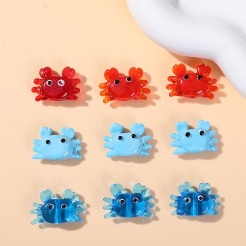 Fashion Glass Beads Crab DIY Sold By Bag