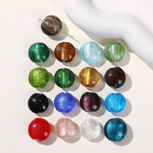 Fashion Glass Beads, Round, DIY, more colors for choice, 16mm, 12PCs/Bag, Sold By Bag