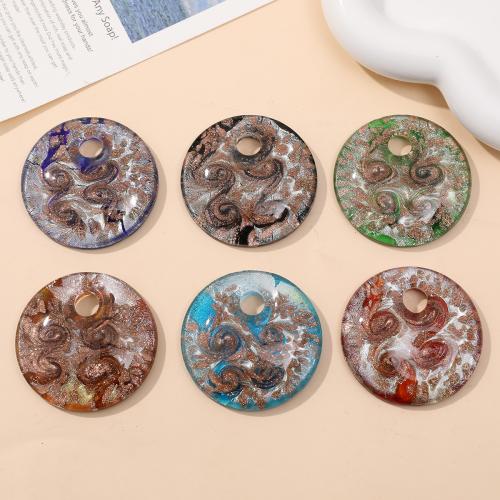 Fashion Lampwork Pendants DIY 50mm Sold By Bag