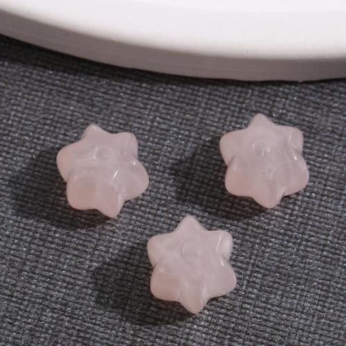 Resin Jewelry Beads Star DIY pink Sold By Bag