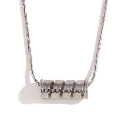 Collana in acciaio inossidabile, 304 acciaio inox, with 5cm extender chain, placcato, gioielli di moda, nessuno, Lunghezza 45 cm, Venduto da PC