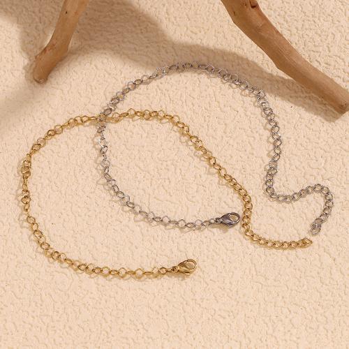 Anklet de acero inoxidable, acero inoxidable 304, con 5cm extender cadena, chapado, Joyería, más colores para la opción, longitud:20 cm, Vendido por UD