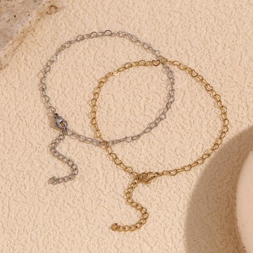 Stainless Steel Anklet, 304 Stainless Steel, with 5cm extender chain, plated, fashion jewelry, more colors for choice, Length:20 cm, Sold By PC