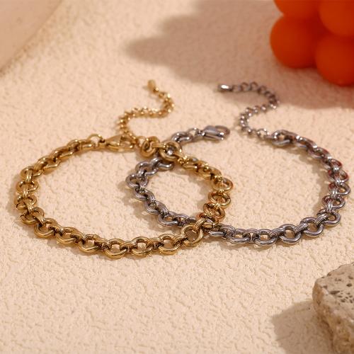 Stainless Steel Anklet 304 Stainless Steel with 5cm extender chain plated fashion jewelry Length 20 cm Sold By PC