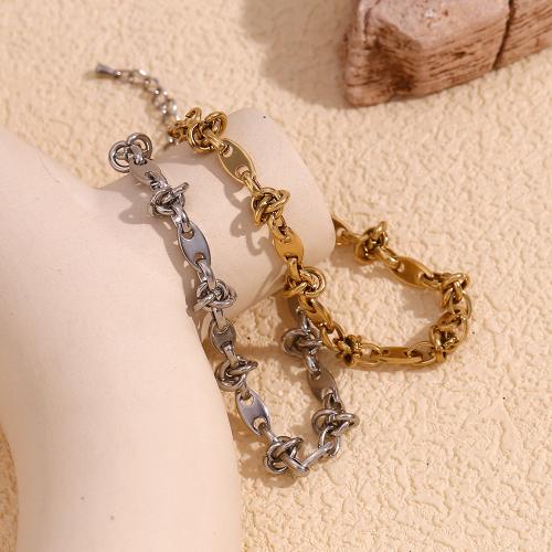 Stainless Steel Anklet 304 Stainless Steel with 5cm extender chain plated fashion jewelry Length 20 cm Sold By PC