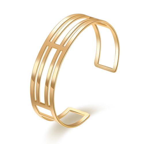 Brass Bracelet & Bangle, plated, for woman, golden, Sold By PC