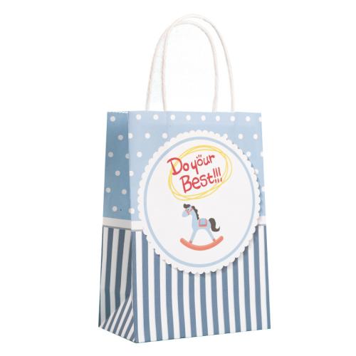 Kraft Gift Bag, Afdrukken, verschillende ontwerpen voor de keuze, 150x80x210mm, Verkocht door PC