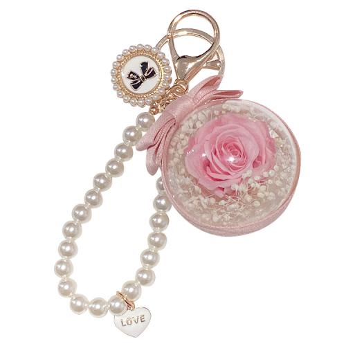 Bag Purse Charms Keyrings Keychains Zinc Alloy with Cloth & Plastic Pearl for woman 90mm Sold By PC