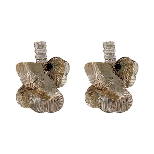 Boucles d'oreilles en laiton zircon cubique pavent, bijoux de mode & pavé de micro zircon & pour femme, plus de couleurs à choisir, 42x22mm, Vendu par paire